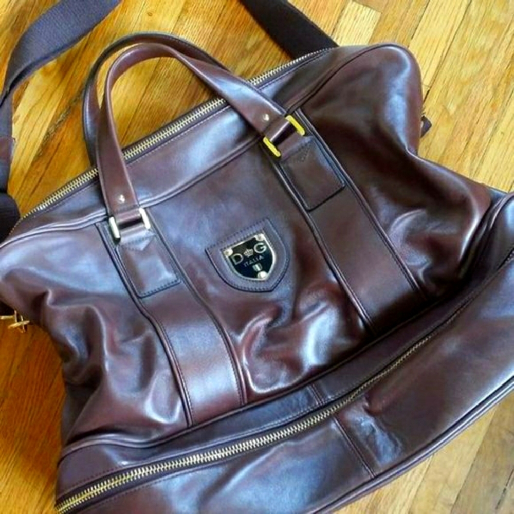 Dolce Gabanna Faux Leather duffle bag